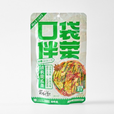 厂家供应128g清爽脆瓜条 蒜香嫩黄瓜榨菜下饭菜咸菜泡菜黄瓜条图4