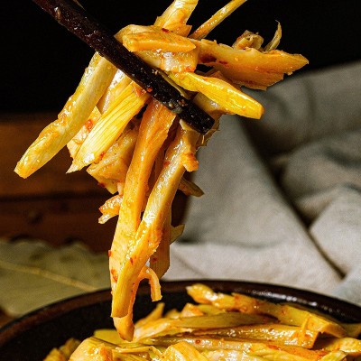 【商用】临安厂家餐饮店批发竹笋酸笋熟食即食酸辣笋尖200g图3