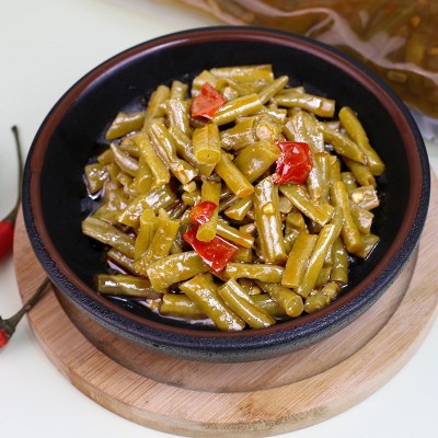 【商用】餐厅10斤发酸辣豆角即食下饭大袋配菜2.5斤早餐即食酸菜69.00图4