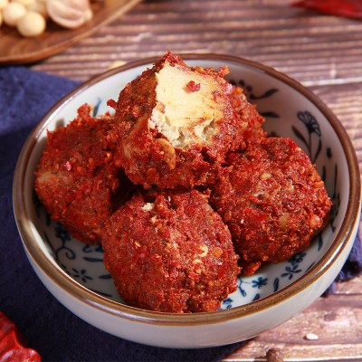 谢三爷麻辣红方豆腐乳818g瓶装豆腐乳干辣椒香辣麻味四川特产批发图4