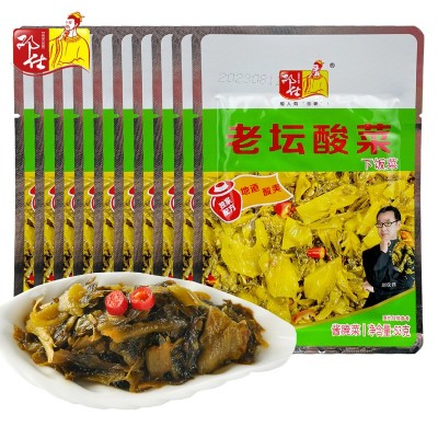 邓仕老坛酸菜53g袋装四川泡菜爽口酱腌咸菜下饭拌面佐餐粥小菜图3