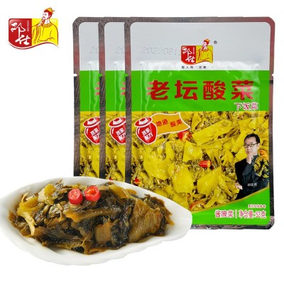 邓仕老坛酸菜53g袋装四川泡菜爽口酱腌咸菜下饭拌面佐餐粥小菜图4