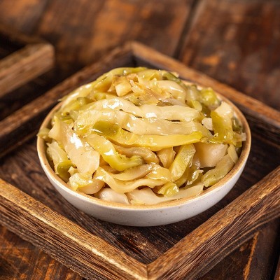 白袋榨菜丝500袋15g小包装小咸菜下饭菜整箱外卖配菜榨菜即食香脆图2