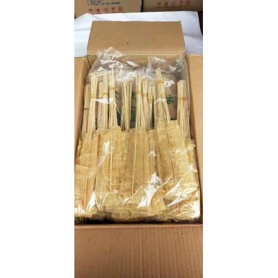 豆制品干货豆皮串豆干串铁板烧烤炸串老式炸串千张豆皮图4