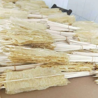 烤豆皮串 豆干串 手工烧烤豆皮串商用麻辣烫烧烤商用 豆制品干货图4