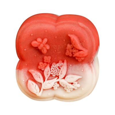 中秋月饼广式桃山皮伯爵红茶双色渐变订购图案月饼礼盒团购批发图5