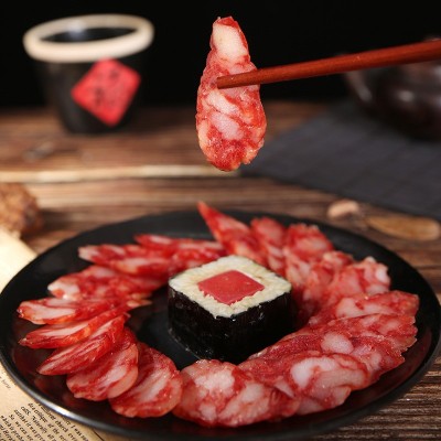 广式腊肠特产农家里猪肉香肠200g 农家过年风干年货广式腊肠香肠