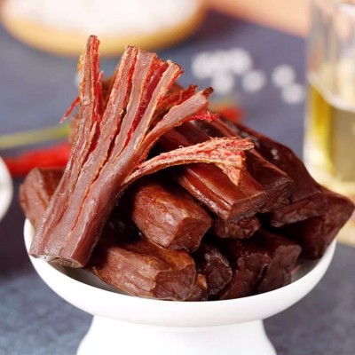 内蒙古牛肉干办公室休闲手撕即食牛肉干原味牛肉条运动零食牛肉干图2