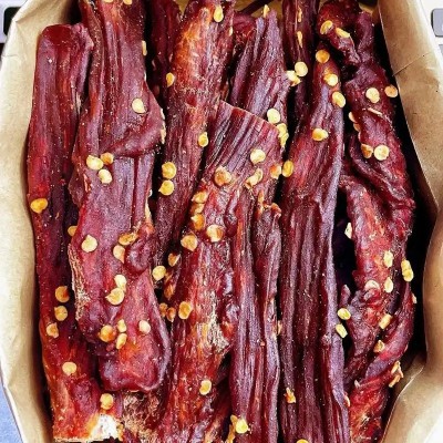 代加工风干鸡肉干零食办公室充饥休闲鸡肉条露营追剧鸡肉干代加工图4