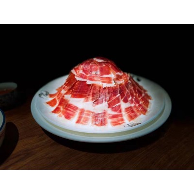 西班牙火腿片50g伊比利亚黑猪火腿切片黑标真空包装生吃即食图2