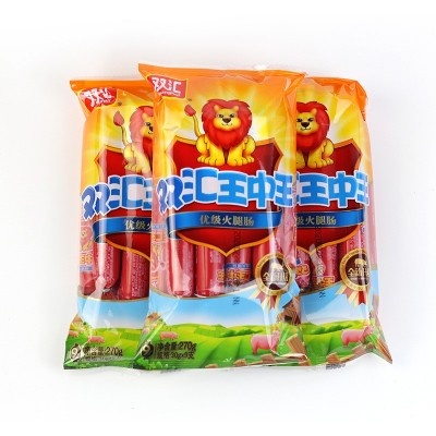 双汇王中王火腿肠270g*10袋整箱批发香肠即食零食图5