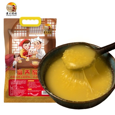 小米批发2500g真空陕北米脂黄小米月子杂粮米砖五谷杂粮农家米图2