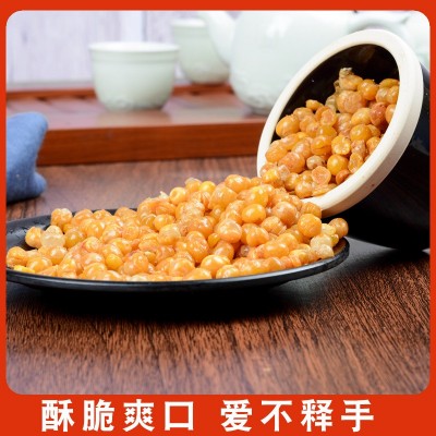 香酥休闲小零食烤牛肉味香辣下酒菜散装5斤装黄金豆熟油炸豌豆子图3