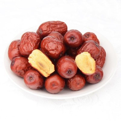 地摊新疆若羌红枣668g皮薄肉厚开袋即食休闲零食红枣批发枸杞枣王图5