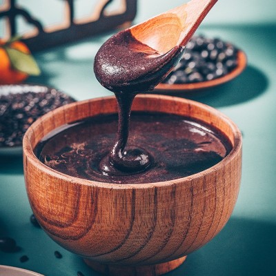 黑芝麻山药人参粉两罐礼盒装 饱腹即食冲泡代餐营养粉早餐送礼佳图4