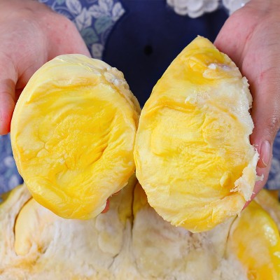 泰国金枕榴莲进口顺丰包邮新鲜水果一级整个箱应季10斤头巴掌肉大图4