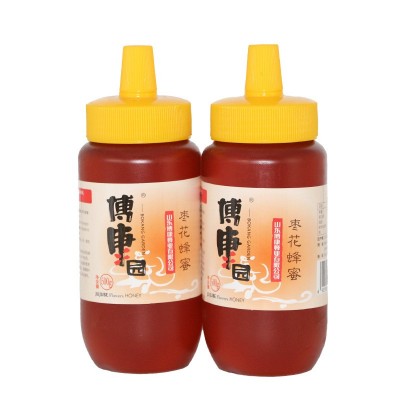 博康蜂业500g磨砂奶瓶蜂蜜批发零售洋槐蜜百花蜜丹参蜜枣花蜜图5