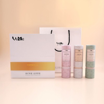 网红直播吸管蜜 益母草蜂蜜 洋槐蜜 龙眼蜜蜂蜜礼盒便携装礼盒图3