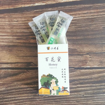 便携条状散装百花蜂蜜独立小包装枸杞枣花洋槐小袋装盒装蜂蜜批发图2