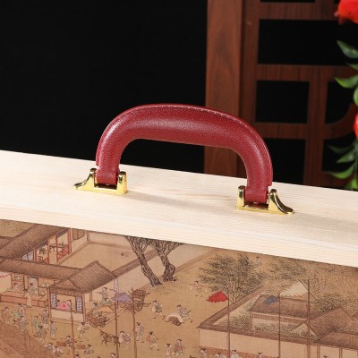 金华火腿创意窗花木盒装整腿商务礼盒5斤6斤火腿礼盒年货送礼佳品图3