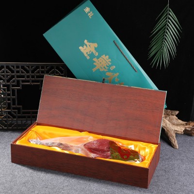 金礼金华火腿高档礼盒5-8斤整腿礼盒装火腿金华特产腌肉年货礼盒图2