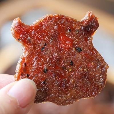 炭烤牛肉脯黑椒手撕牛肉干独立小包装高蛋白休闲解馋零食厂家直发