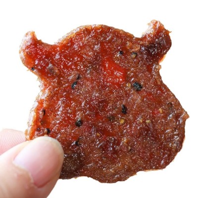 炭烤牛肉脯黑椒手撕牛肉干独立小包装高蛋白休闲解馋零食厂家直发图4
