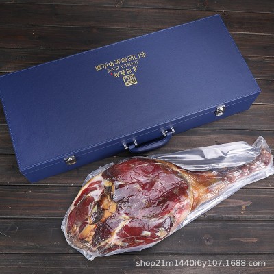 名门匠师金华火腿8斤整腿礼盒高档皮箱商务送礼春节礼品年货礼盒图3