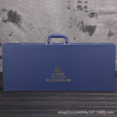 名门匠师金华火腿8斤整腿礼盒高档皮箱商务送礼春节礼品年货礼盒图4