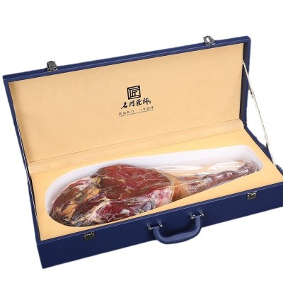 名门匠师金华火腿8斤整腿礼盒高档皮箱商务送礼春节礼品年货礼盒图5