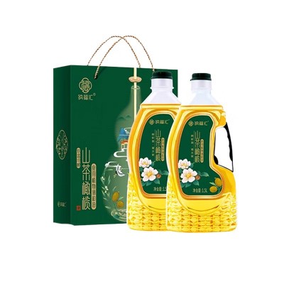 纳福尔纳福汇山茶橄榄油礼盒装1500ml*2瓶植物油节日送礼团购礼品图2