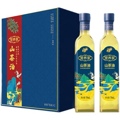 福临门营养家山茶油750ml*2礼盒装 植物油 食用油礼品团购图5