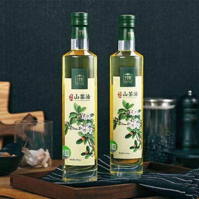 千岁好有机山茶油500ml*2礼盒装 福利团购压榨一级 绿色食品认证图2