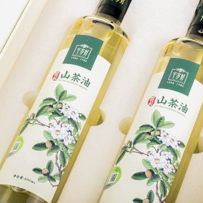 千岁好有机山茶油500ml*2礼盒装 福利团购压榨一级 绿色食品认证图4