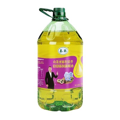 山茶橄榄核桃油植物压榨调和油5升家用商用食堂食用油批发图4