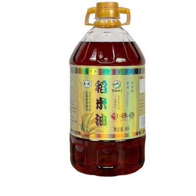 谷维素纯正稻米油食用油5升整箱米糠油家用食堂米面粮油批发图4