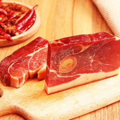 浙江金莘火腿肉 浙江特产煲汤火腿切片块腊味好吃美味火腿肉批发图3