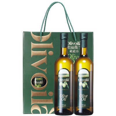 新货欧丽薇兰纯橄榄油750*2瓶礼盒含初榨炒菜凉拌食用油伴手礼图5