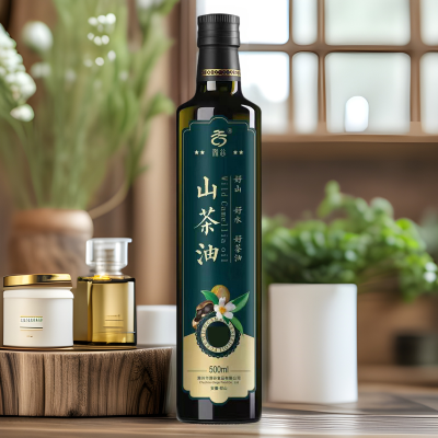 滁谷山茶油农家冷榨山茶籽油茶子油茶树油初榨食用油500ml山茶油图3