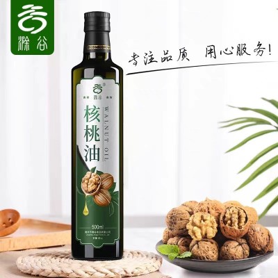 核桃油冷榨无添加植物食用油辅食500ml压榨核桃油新鲜营养图4