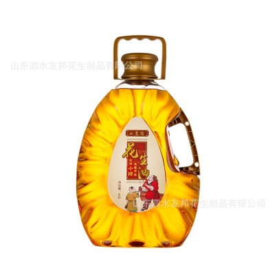 山里俏 压榨花生油5升古法酿造家用炒菜无添加植物油代发批发图5