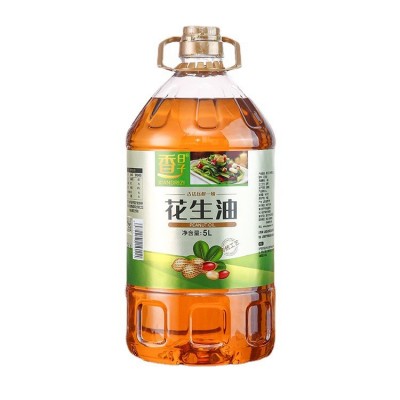 物理压榨浓香花生油批发 香日子花生油食用油桶装大容量5L花生油图5