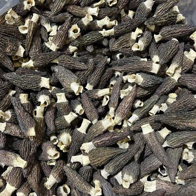 四川金堂六妹带柄羊肚菌新货干菌菇干货散货批发代发干羊肚菌批發图2