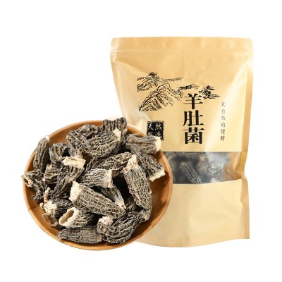 金堂羊肚菌批发整箱干货丑菇营养食材批发短柄羊肚菇煲汤干菌菇发图5