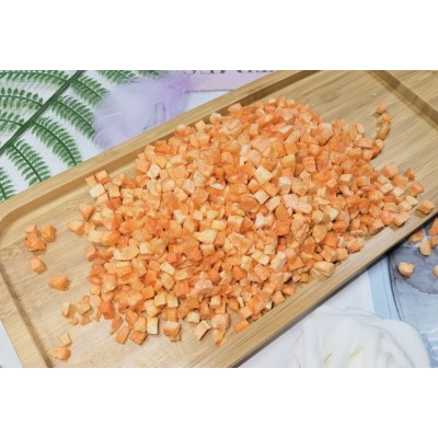 厂家直供冻干红萝卜丁 萝卜丁 脱水即食红萝卜蔬菜干批发大小包装图5