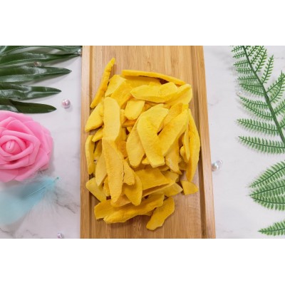 厂家直供冻干芒果 冻干芒果片 脱水即食芒果水果干批发大小包装图3