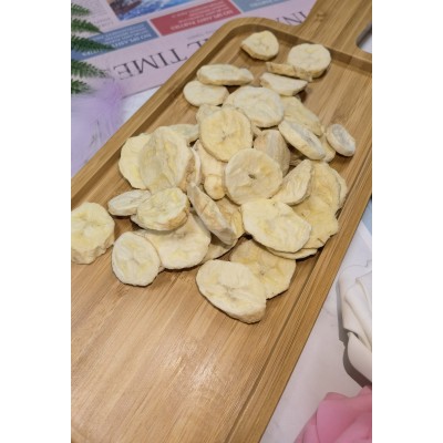 厂家直供冻干香蕉冻干香蕉片脱水水果批发大小包装图2