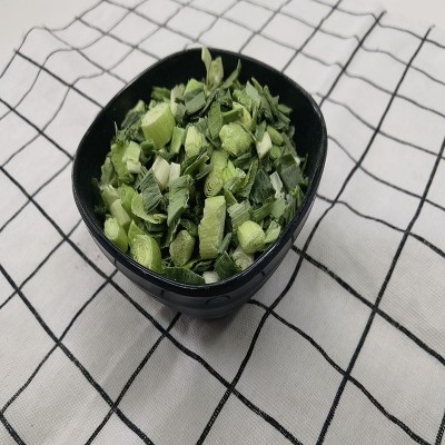 蔬益惠厂家现货供应 冻干蔬菜大蒜叶FD大蒜叶方便食品伴侣1斤图2