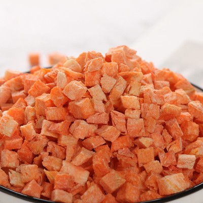 颗粒冻干红胡萝卜丁 脱水蔬菜食品宠物零食烘焙原料散装胡萝卜粒图2