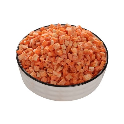 颗粒冻干红胡萝卜丁 脱水蔬菜食品宠物零食烘焙原料散装胡萝卜粒图5